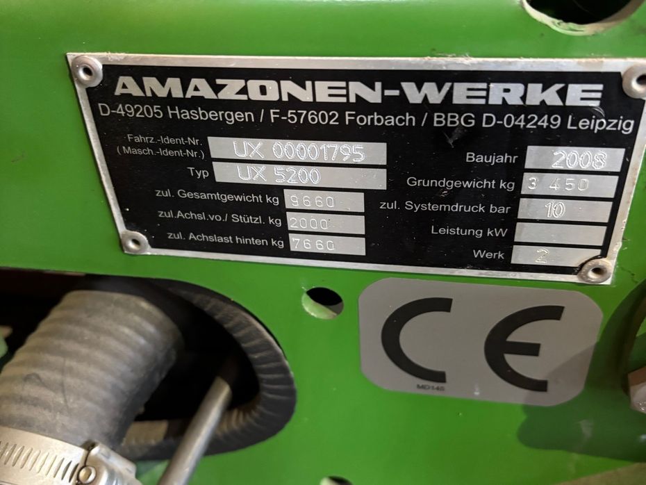 Amazone UX 5200 / 24 meter - Sprøjter - Trailersprøjter - 3