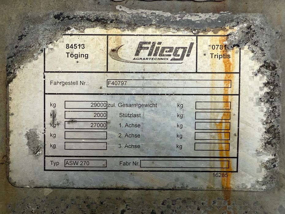 Fliegl ASW 270 - Vogne - Afskubbervogne - 12