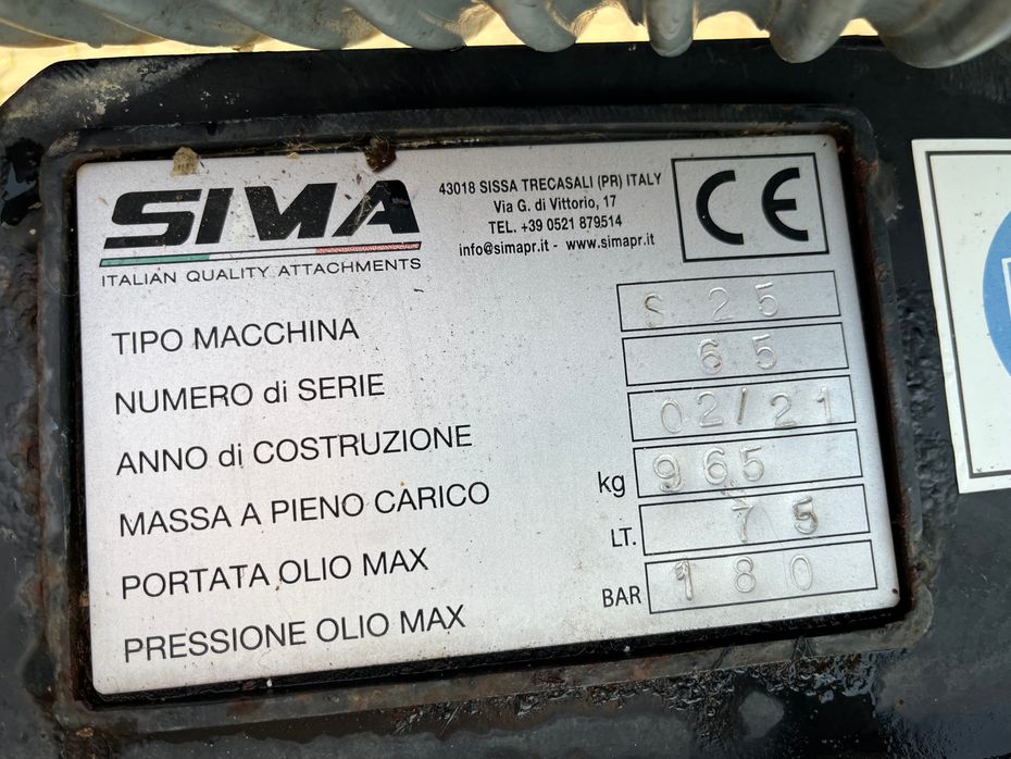 Sima s25 Blandeskovl til minilæsser - Minilæsser tilbehør - Redskaber - 6