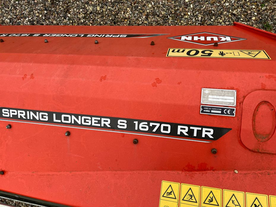 Kuhn Spring longer S 1670 RTR Front & Bag monteret C slagler - Græsmaskiner - Brakslåmaskiner - 4