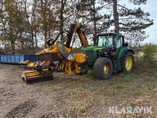 John Deere 6630 med rabatklipper