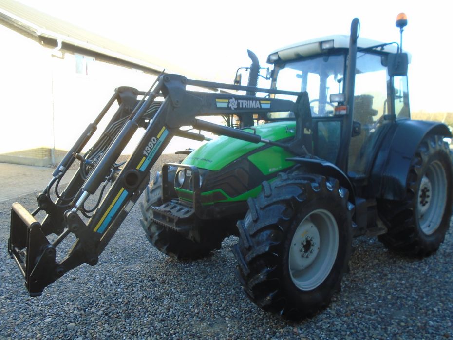 Deutz-Fahr Agroplus 95 DT  M/ Trima 1390 Frontlæsser - Traktorer - Traktorer 4 wd - 2