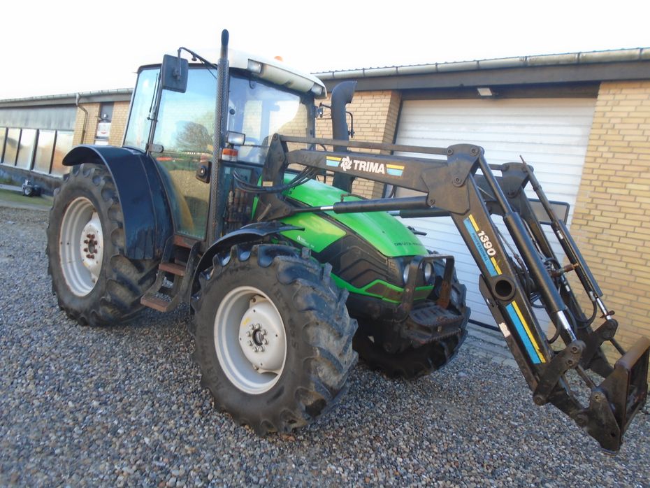 Deutz-Fahr Agroplus 95 DT  M/ Trima 1390 Frontlæsser - Traktorer - Traktorer 4 wd - 1
