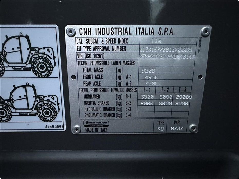 New Holland TH7.37 Plus - Læssemaskiner - Teleskoplæssere - 14