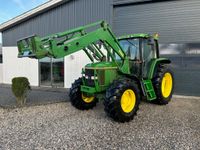 John Deere 6600 med Hauer POM S130 frontlæsser - Traktorer - Traktorer 4 wd - 4
