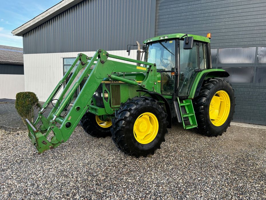 John Deere 6600 med Hauer POM S130 frontlæsser - Traktorer - Traktorer 4 wd - 10