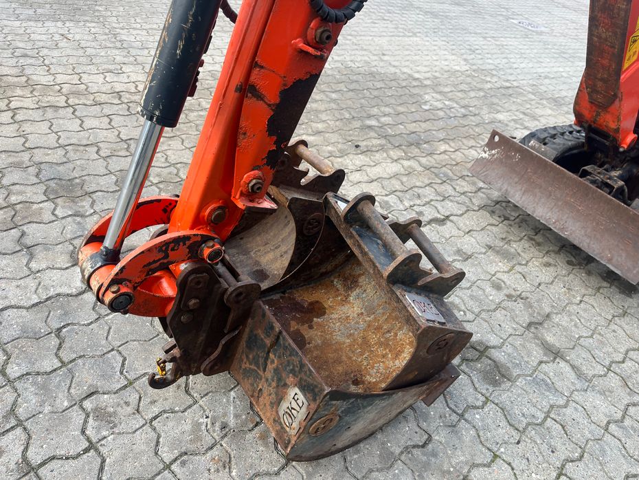 Kubota U10-3 SL Med udskudsarm kun kørt 916 - Minigravere - 5