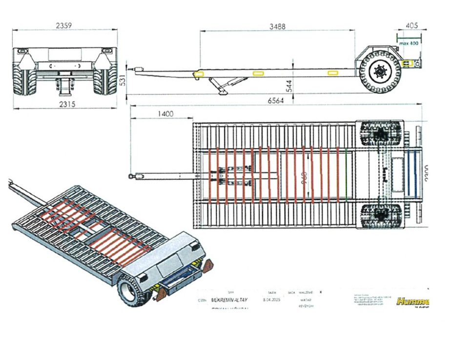 Hummel Blokvogn/maskintrailer - Vogne - Maskintransportvogne - 6