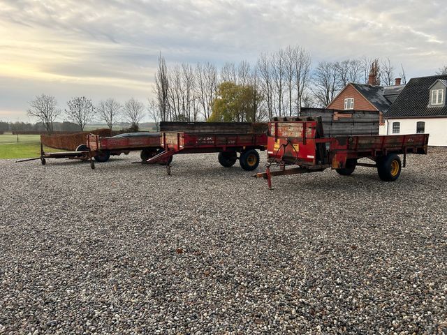 Tim 4 stk fladvogne - Halmvogne pris fra 500,-