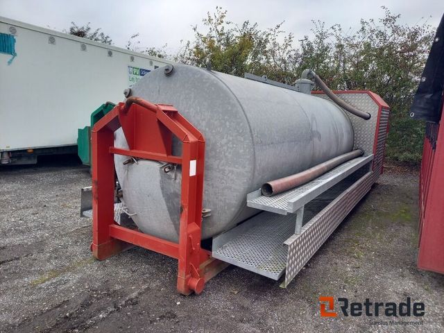 Slamsuger - spulevogn på containerlad