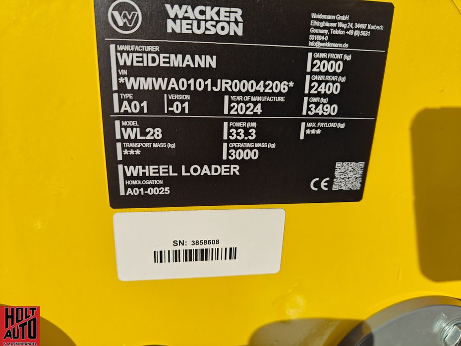 Wacker Neuson WL28 - Læssemaskiner - Minilæssere - 10