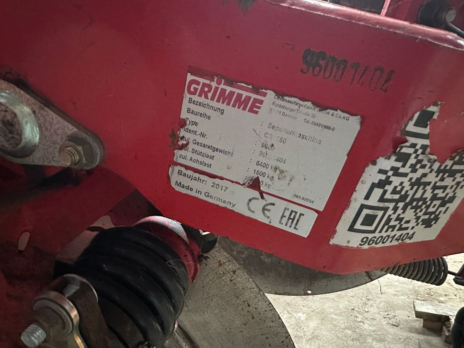 Grimme CS-150 RotaPower - Kartoffelmaskiner - Stenstrenglæggere - 11