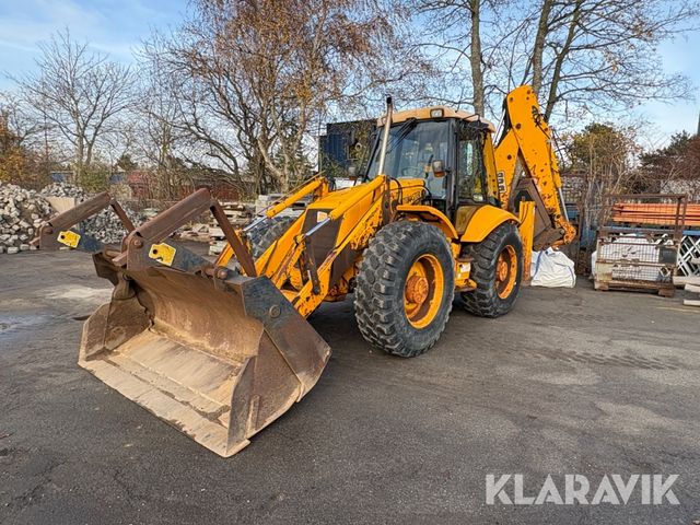 JCB 4CX med 3 skovle