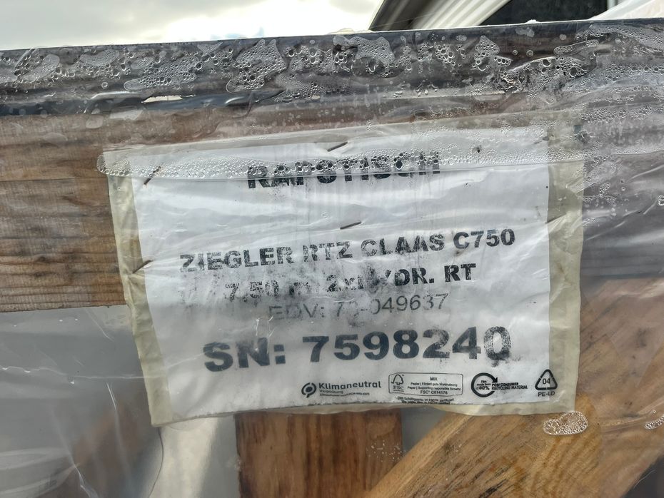 Ziegler Raps fortssats, Raps bord ,rapeseed harvesting equipment,  Rapstrennern 7500mm bord til Claas C750 - Høstmaskiner tilbehør - Rapsudstyr - 6