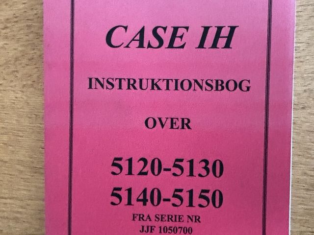Case IH Instruktionsbog 5120 - 5150