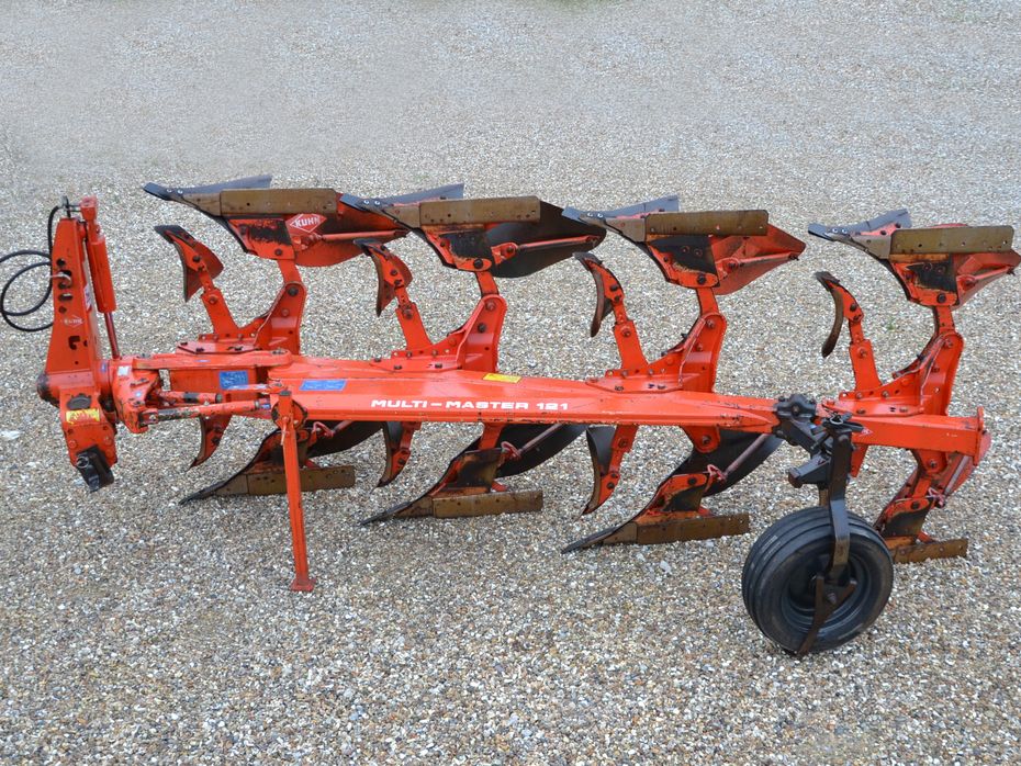 Kuhn 4 furet Multi-Master 121 Sliddele klar til brug - Plove - Vendeplove - 3