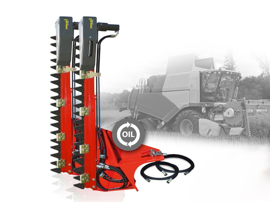 Ziegler Raps fortssats, Raps bord ,rapeseed harvesting equipment,  Rapstrennern 9000mm bord til Claas C900 - Høstmaskiner tilbehør - Rapsudstyr - 11