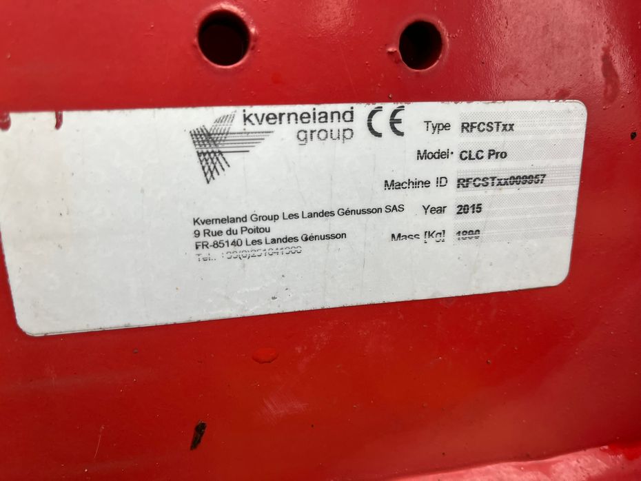 Kverneland CLC Pro 5,0 meter - Harver - Stubharver - 4