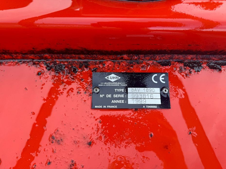 Kuhn BAV 1890 - Græsmaskiner - Brakslåmaskiner - 13