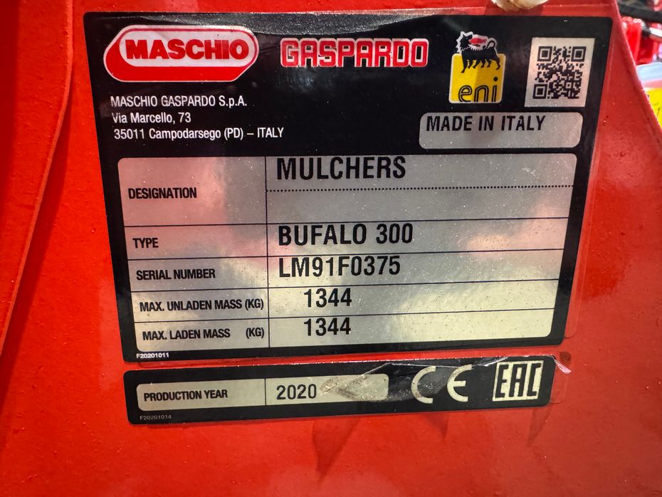 Maschio Bufalo 300 - Græsmaskiner - Brakslåmaskiner - 4