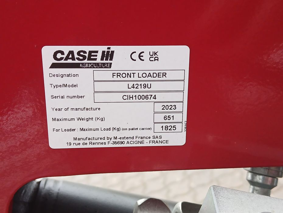 Case IH L4291U frontlæsser til Puma 140X - Traktor tilbehør - Frontlæssere - 5