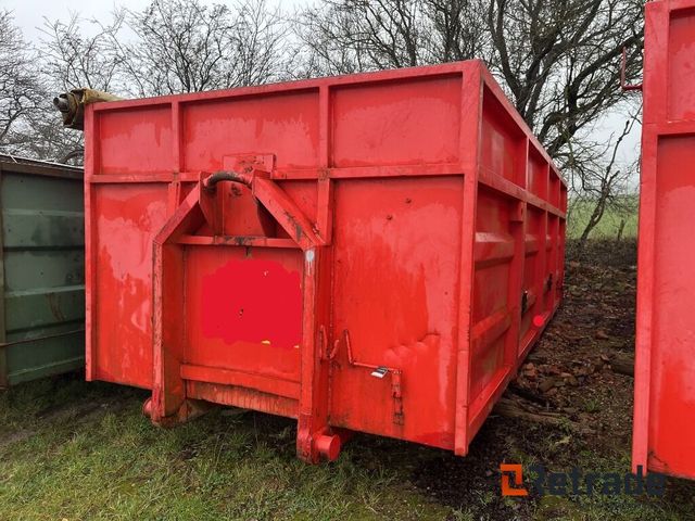 Container Høje sider Rød