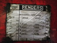 Renders Gardintrailer / nysynet / 4 drejbare aksler / truckbeslag - Lastbiler - Fast kasse - 14