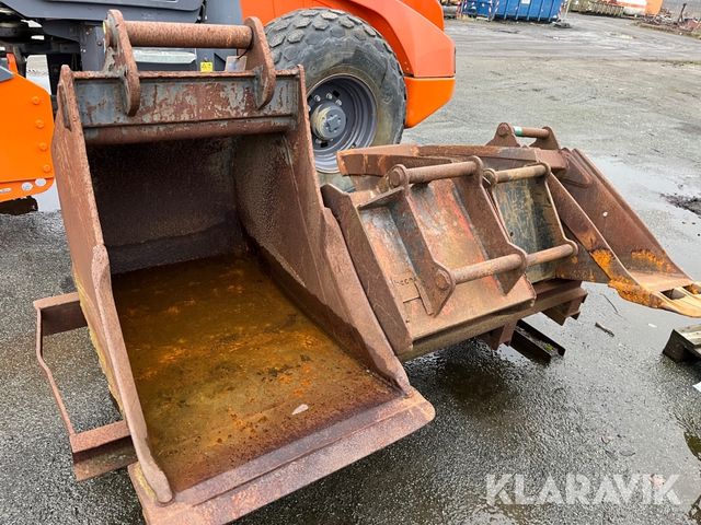 Hydrema S60 5 skovle med stativ