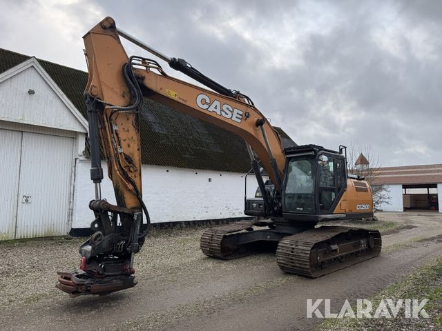 Case CX250D med rotortilt