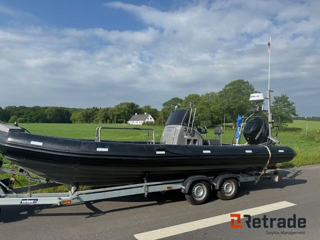 RIB båd med trailer