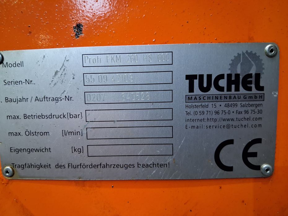 Tuchel PROFI FKM 260 HS 600 - Redskaber - Koste - 6