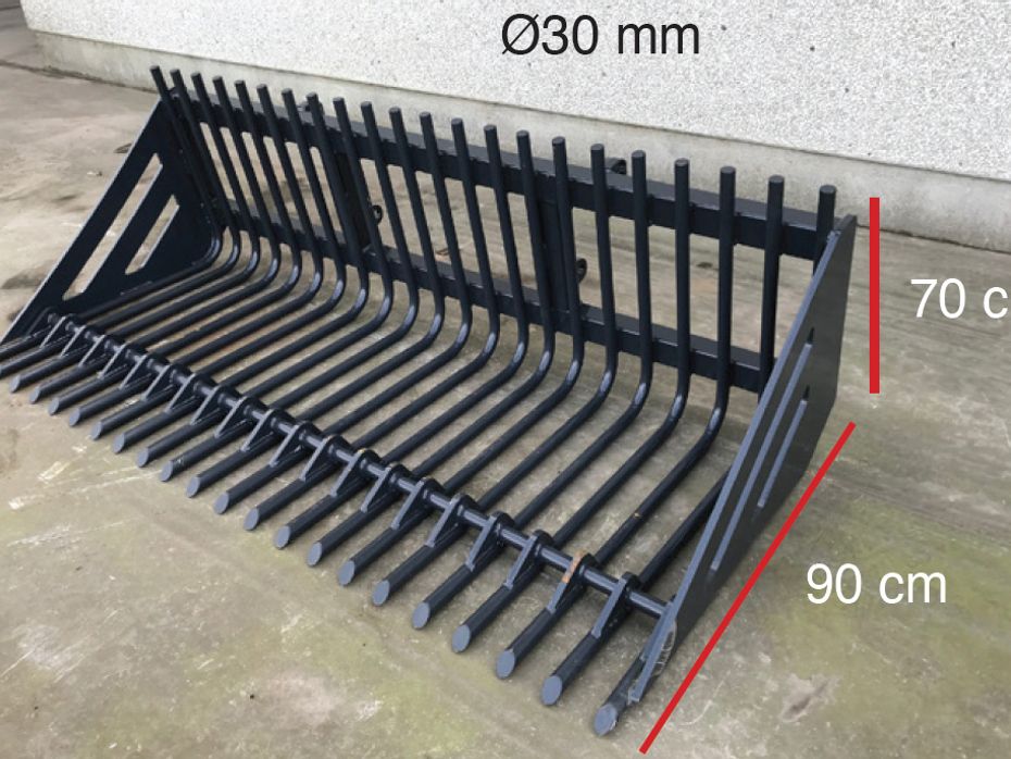 - - - Stengreb Stengreb 1,40 m tilo 2,40 m - Traktor tilbehør - Stengreb - 2