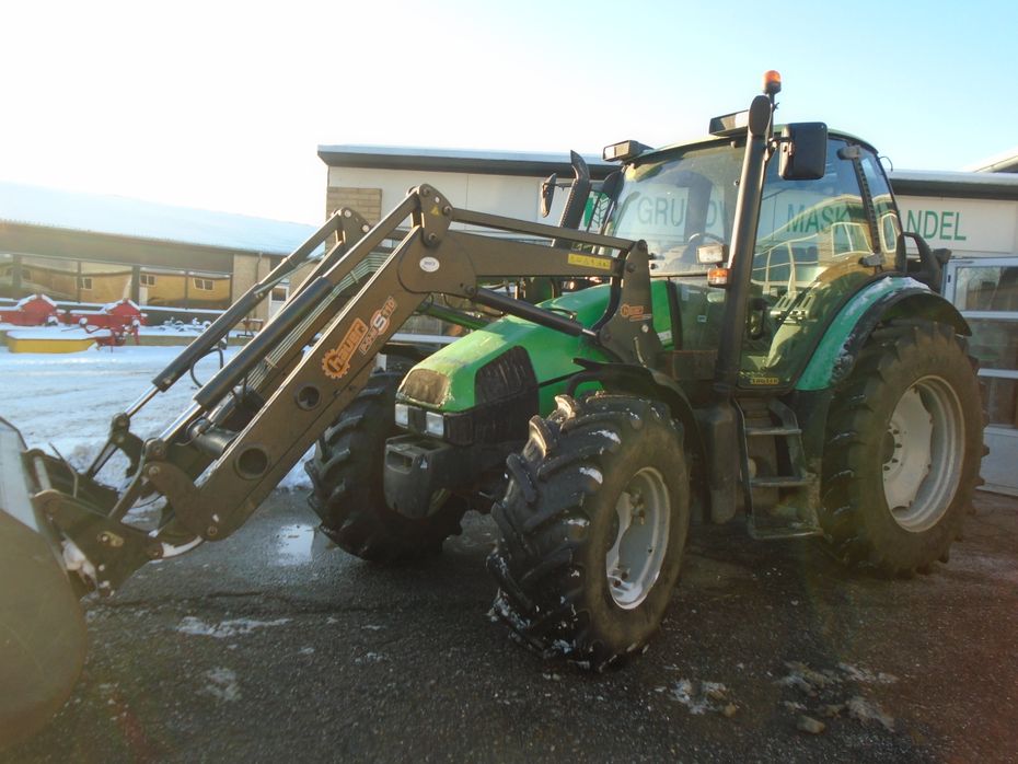 Deutz-Fahr Agrotron 106 M/ Hauer PomC 110 Frontlæsser - Traktorer - Traktorer 4 wd - 2