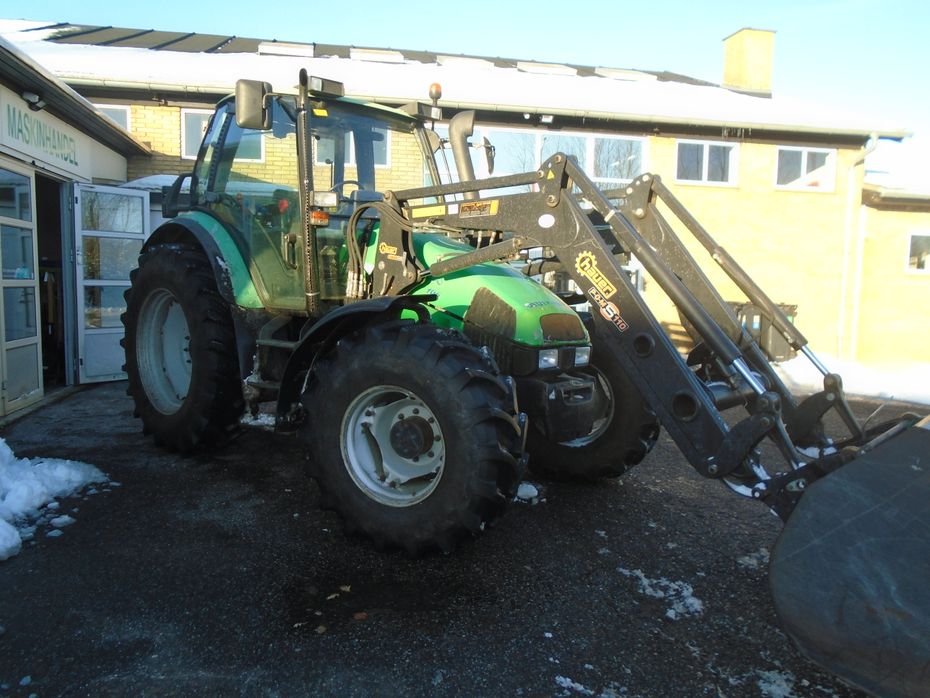 Deutz-Fahr Agrotron 106 M/ Hauer PomC 110 Frontlæsser - Traktorer - Traktorer 4 wd - 1