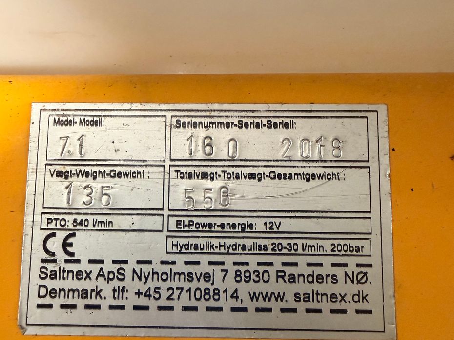 Saltnex 7,1-500 - Traktorer - Kompakt traktor tilbehør - 5