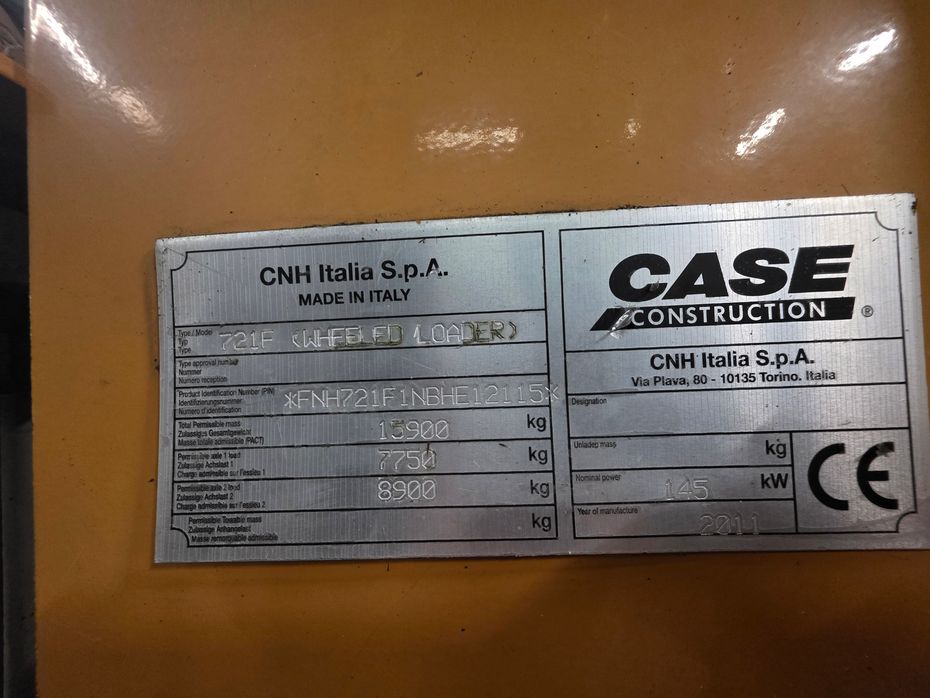 Case 721F 721F XT - Læssemaskiner - Gummihjulslæssere - 5