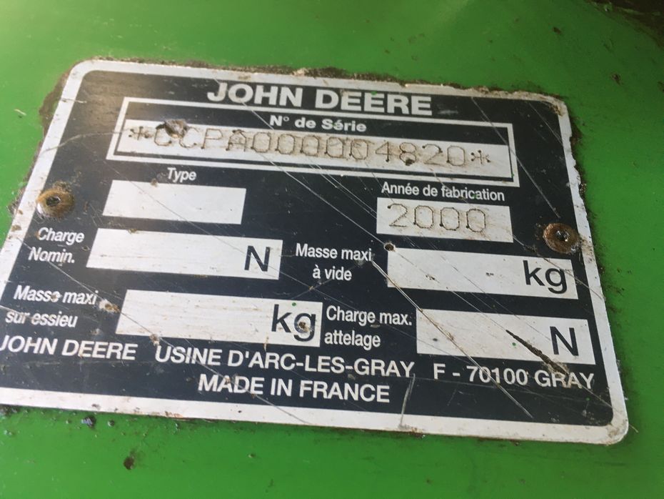 John Deere 590 m/Snitter og Net-binding - Pressere - Rundballe - 7