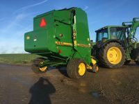 John Deere 590 m/Snitter og Net-binding - Pressere - Rundballe - 2