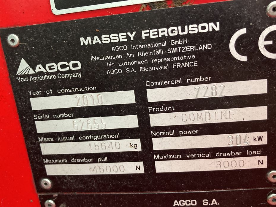 Massey Ferguson 7282 Centora - Høstmaskiner - Mejetærskere - 19