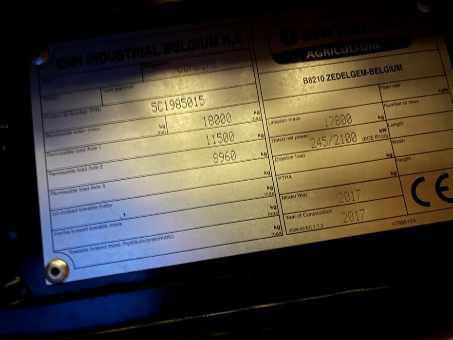 New Holland CX8.70 CX 8.70 SLH 25 fod variofeed - Høstmaskiner - Mejetærskere - 3
