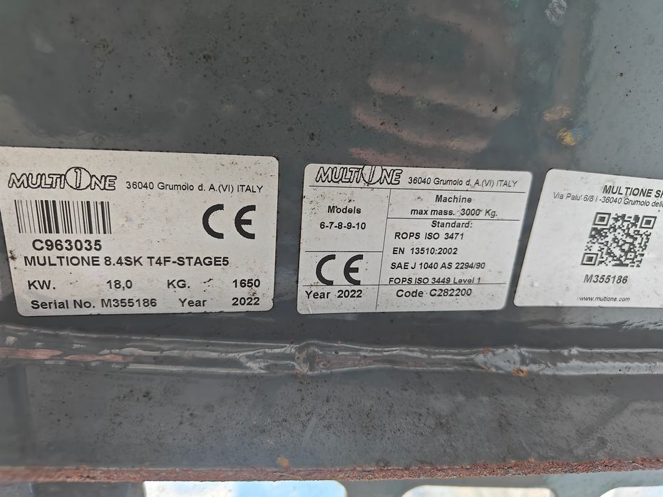 MultiOne 8.4Sk KUN 350 timer - Læssemaskiner - Minilæssere - 11