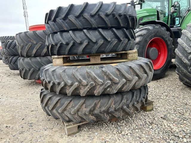 Alliance 340/85R48 + 320/85R36 - stilbare fælge 8 + 10 huls uds. nav for og bag