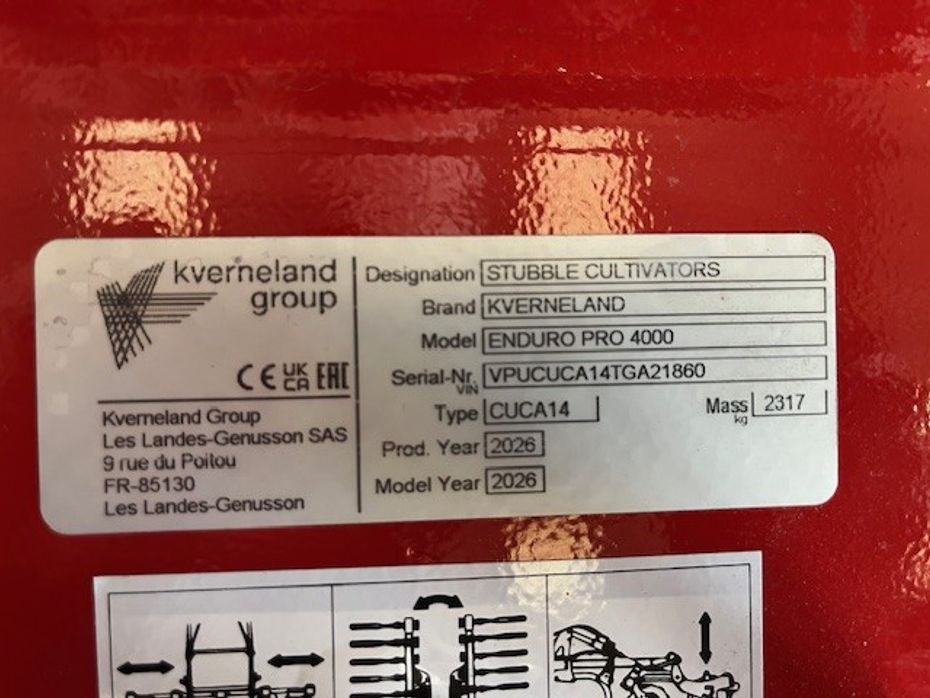 Kverneland Enduro Pro 4000 - Jordbearbejdning - Kultivatorer - 6