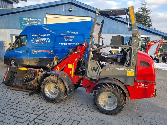 Weidemann 1160 e-hoftrac el maskine 