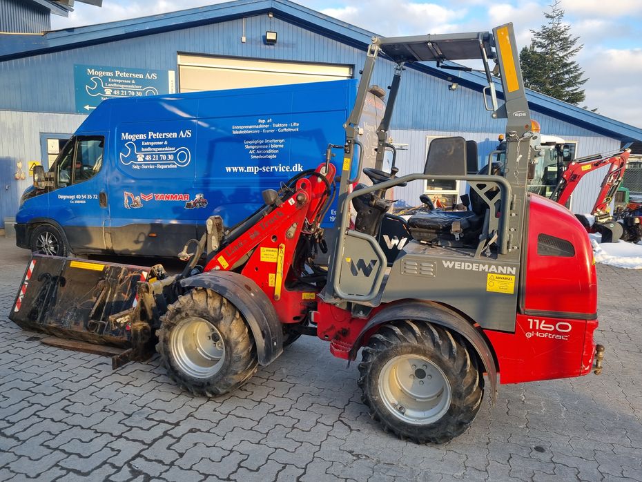 Weidemann 1160 e-hoftrac el maskine  1160 E-Hoftrac - Læssemaskiner - Minilæssere - 1