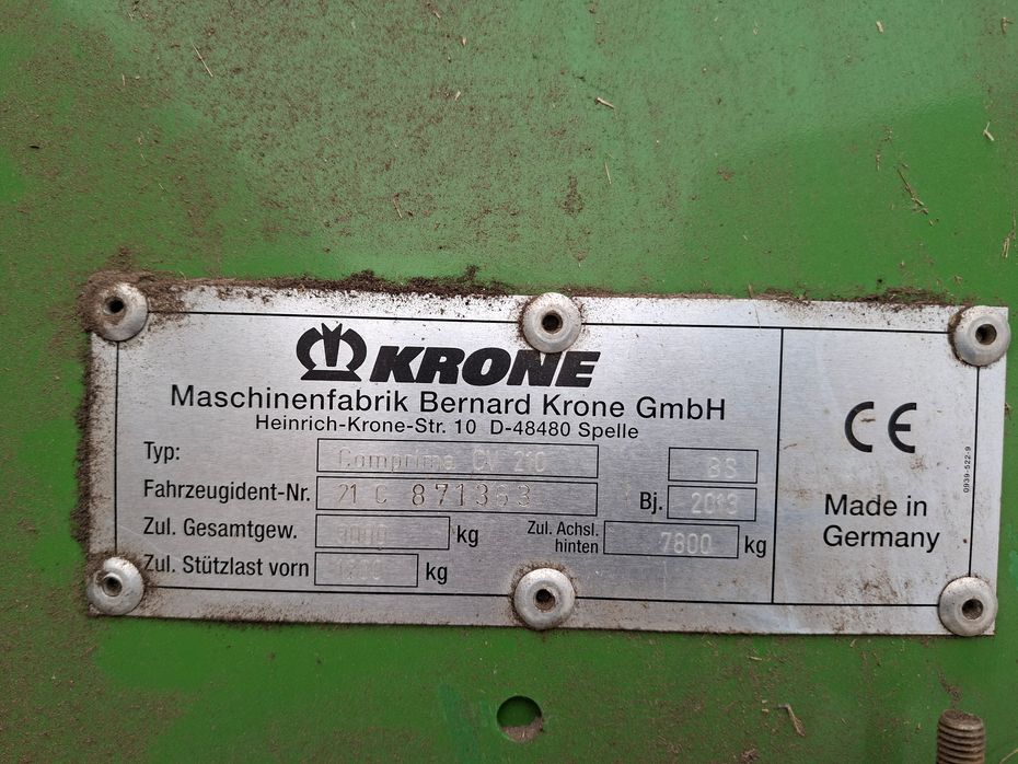 KRONE COMPRIMA CV 210 XC - Pressere - Rundballe - 5