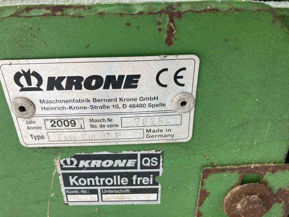 KRONE easy cut 32P Frontskårlægger - Græsmaskiner - Skårlæggere/skivehøstere - 5