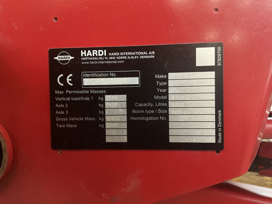 Hardi Navigator 5000 navigator 5000 - Sprøjter - Trailersprøjter - 17