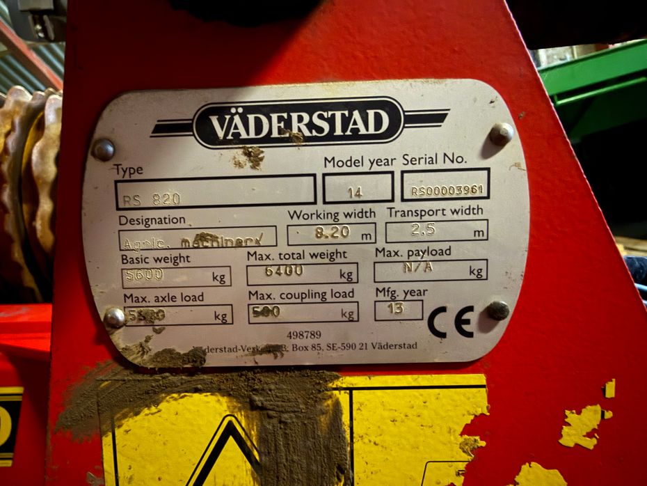 Väderstad Rexius 820 - Jordbearbejdning - Tromler - 6