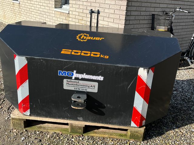 Hauer 2000 KG Frontklods